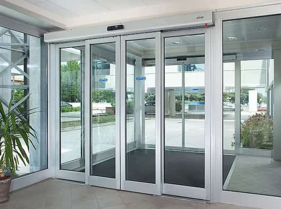 automatyczne aluminiowe drzwi przesuwne do sklepu
