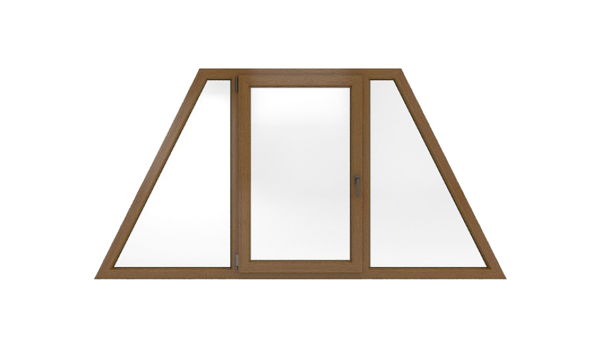 Trapezoidal windows