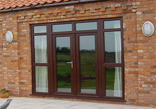 Plastic entrance doors