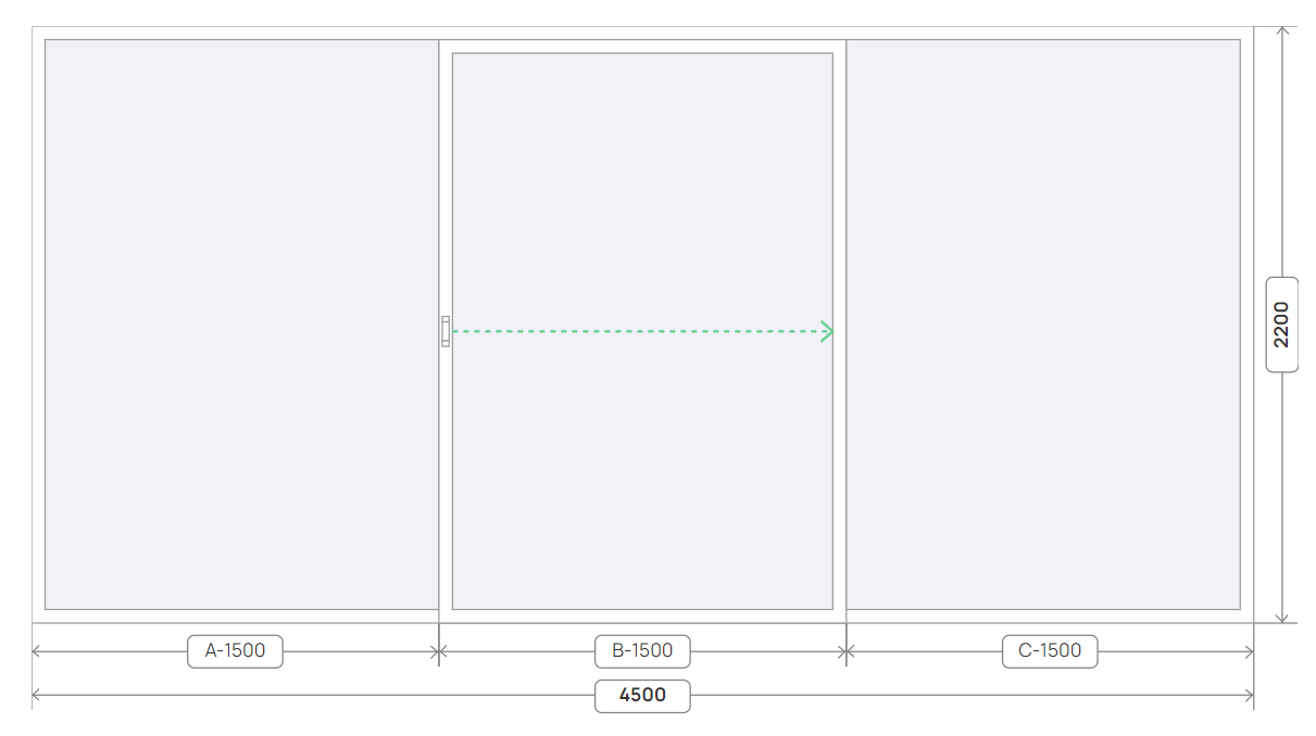 Wymiary okien tarasowych