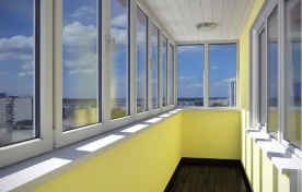 Windows for a balcony, loggia