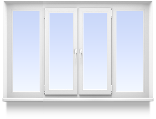 Four-leaf windows