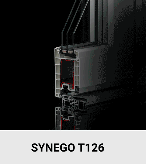 Drzwi ENERGY-SAVING REHAU SYNEGO Т126