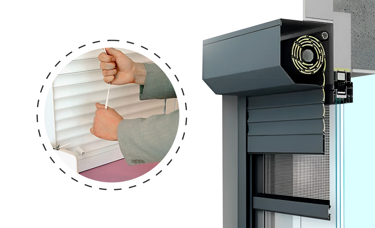 Aluprof SK blinds (white color, external box)