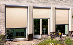 Security shutters for doors