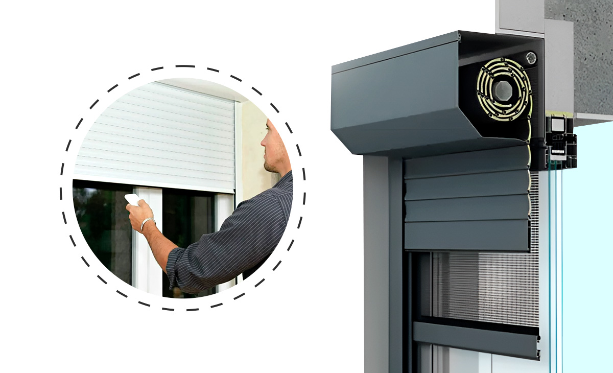 Aluprof SK blinds (white color, external box)