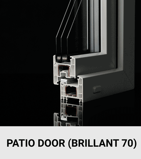Patio door (REHAU Brillant 70)