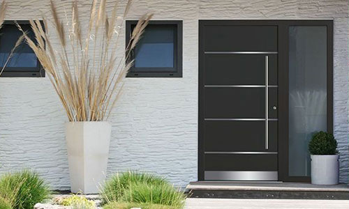 aluminiowe drzwi wejściowe