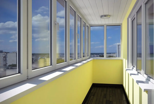 Windows for a balcony, loggia