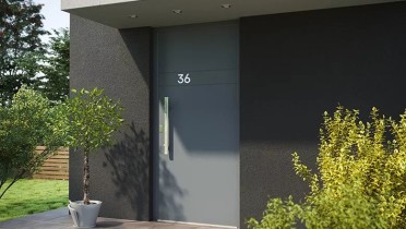 Aluminum entrance doors TREVIS FIELDS