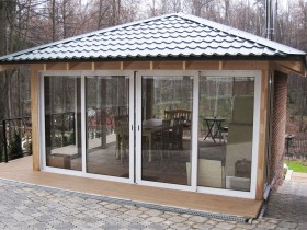Glazing the terrace with oknami Dostawaokien.pl