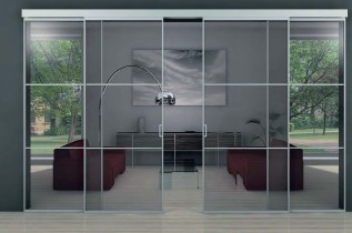 Sliding partition walls