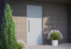 Aluminiowe drzwi wejściowe TREVIS  LINE