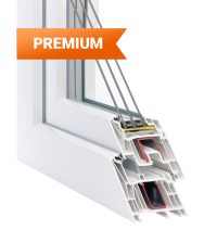 Drzwi balkonowe KORSA ENERGY-SAVING (REHAU SYNEGO MD)