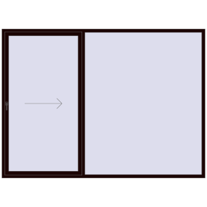 Zamów teraz Przesuwane drzwi tarasowe 3000x2200 mm PATIO DOOR REHAU BRILLANT DESIGN CHOCOLATE_BROWN dwustronny