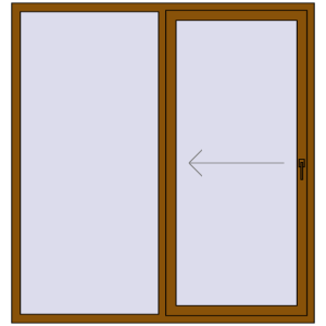 Zamów teraz Przesuwane drzwi tarasowe 1750x1850 mm PATIO DOOR REHAU SYNEGO GOLDEN OAK dwustronny