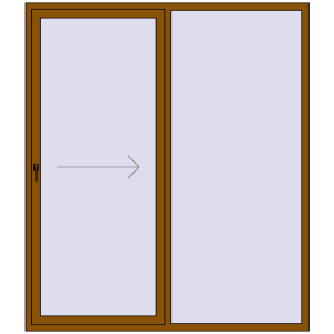 Zamów teraz Przesuwane drzwi tarasowe 1850x2200 mm REHAU SYNEGO SLIDE GOLDEN OAK dwustronny