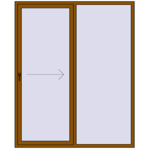 Zamów teraz Przesuwane drzwi tarasowe 1800x2200 mm PATIO DOOR REHAU BRILLANT DESIGN GOLDEN OAK dwustronny