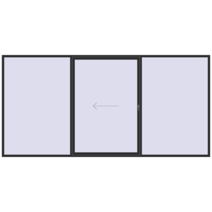 Buy Sliding patio doors 4500x2200 mm PATIO DOOR REHAU BRILLANT DESIGN ANTHRACITE_GREY_GLATT two-sided