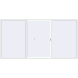 Buy Sliding patio doors 4500x2300 mm PATIO DOOR REHAU SYNEGO ANTHRACITE_GREY_GLATT external