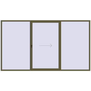 Zamów teraz Przesuwane drzwi tarasowe 3900x2200 mm PATIO DOOR REHAU SYNEGO QUARTZ_GREY dwustronny