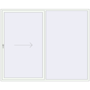Buy Sliding patio doors 2700x2200 mm PATIO DOOR REHAU BRILLANT DESIGN ANTHRACITE_GREY_STRUKTURAL external