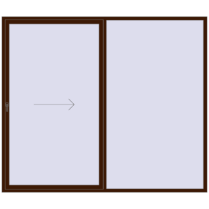 Zamów teraz Przesuwane drzwi tarasowe 2800x2400 mm REHAU GENEO HST MAHAGON_SAPELI dwustronny