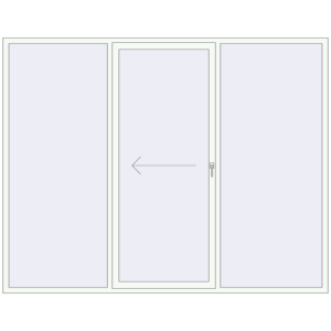 Buy Sliding patio doors 2800x2200 mm PATIO DOOR REHAU SYNEGO ANTHRACITE_GREY_STRUKTURAL external