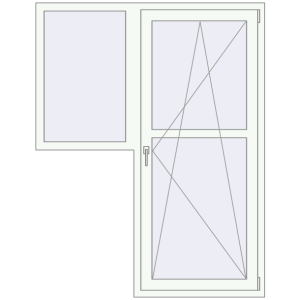 Zamów teraz Drzwi balkonowe 1400x1800 mm BALCONY DOOR REHAU EURO 70 RAL 9016 Traffic white dwustronny