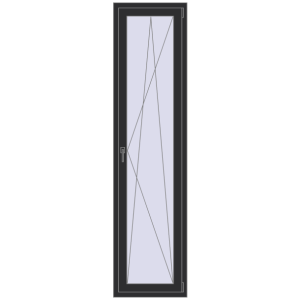 Zamów teraz Drzwi balkonowe 600x2400 mm BALCONY DOOR REHAU EURO 70 ANTHRACITE_GREY_GLATT dwustronny