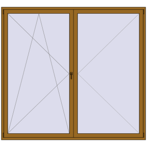 Zamów teraz Drzwi balkonowe 2500x2300 mm BALCONY DOOR REHAU SYNEGO LIGHT_OAK dwustronny