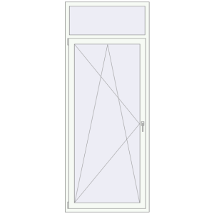 Buy Drzwi balkonowe 1000x2500 mm BALCONY DOOR REHAU EURO 70 RAL 9016 Traffic white dwustronny