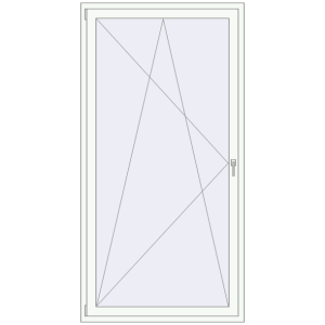 Buy Balcony doors 1180x2300 mm BALCONY DOOR REHAU SYNEGO ANTHRACITE_GREY_STRUKTURAL external