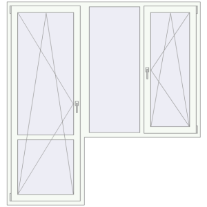 Zamów teraz Drzwi balkonowe 2000x2100 mm BALCONY DOOR REHAU EURO 70 RAL 9016 Traffic white dwustronny