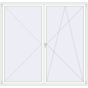 Buy Balcony doors 2500x2400 mm BALCONY DOOR REHAU SYNEGO ANTHRACITE_GREY_STRUKTURAL external