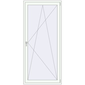 Buy Balcony doors 1000x2150 mm BALCONY DOOR REHAU EURO 70 ANTHRACITE_GREY_STRUKTURAL external