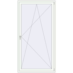 Buy Drzwi balkonowe 1200x2300 mm BALCONY DOOR REHAU EURO 70 RAL 9016 Traffic white dwustronny