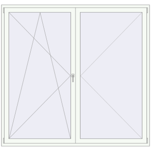 Buy Balcony doors 2180x2100 mm BALCONY DOOR REHAU EURO 70 ANTHRACITE_GREY_GLATT external