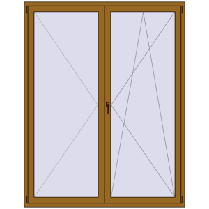Zamów teraz Drzwi balkonowe 1800x2300 mm BALCONY DOOR REHAU SYNEGO LIGHT_OAK dwustronny