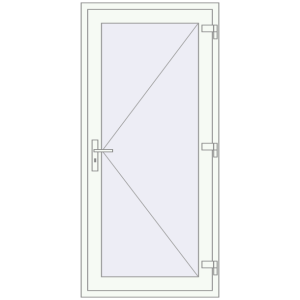 Buy Entrance doors 900x1850 mm DOOR KORSA OPTIMUM REHAU BRILLANT GOLDEN OAK external