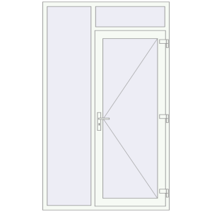 Buy Entrance doors 1400x2300 mm DOOR KORSA OPTIMUM REHAU BRILLANT GOLDEN OAK external