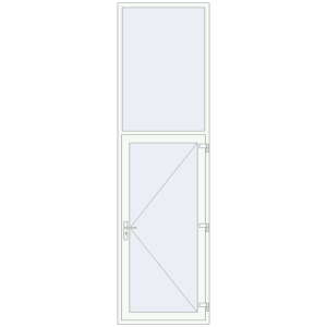 Buy Entrance doors 1000x3500 mm DOOR KORSA ENERGY-SAVING REHAU SYNEGO GOLDEN OAK external
