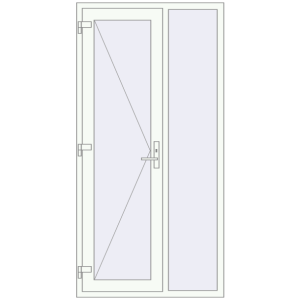 Zamów teraz Drzwi zewnętrzne 1100x2200 mm DOOR KORSA OPTIMUM REHAU BRILLANT