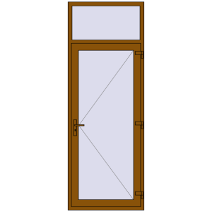 Zamów teraz Drzwi zewnętrzne 950x2600 mm DOOR KORSA OPTIMUM REHAU BRILLANT GOLDEN OAK dwustronny