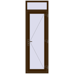 Zamów teraz Drzwi wewnętrzne 710x2250 mm REHAU BASE 60 (Z74) DARK_OAK dwustronny