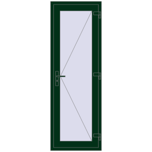 Buy Internal doors 700x2050 mm REHAU BASE 60 (Z74) MOSS_GREEN two-sided
