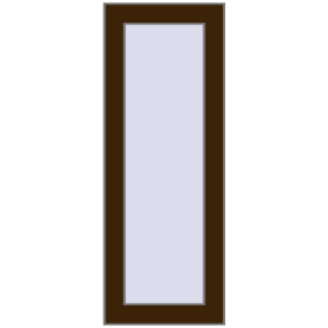 Buy Tilt-and-Turn 300x800 mm REHAU OPTIMUM EURO-DESIGN 70 DARK_OAK two-sided