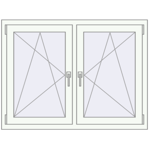 Zamów teraz Okna skrzydłowe 1230x920 mm REHAU ENERGY-SAVING SYNEGO MD DARK_OAK zewnętrzny