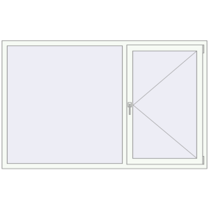Buy Tilt-and-Turn 2000x1250 mm KORSA ENERGY-SAVING REHAU SYNEGO MD