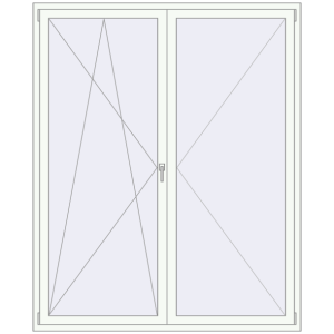 Buy Tilt-and-Turn 1770x2170 mm KORSA ENERGY-SAVING REHAU SYNEGO MD